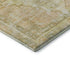 5' X 8' Gold And Ivory Oriental Washable Area Rug With UV Protection