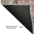 8' X 10' Rust Gray And Gold Oriental Washable Area Rug With UV Protection