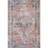8' X 10' Rust Gray And Gold Oriental Washable Area Rug With UV Protection