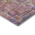 9' X 12' Pink Purple And Blue Oriental Washable Area Rug With UV Protection