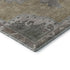 5' X 8' Beige Gray And Charcoal Oriental Washable Area Rug With UV Protection