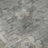 5' X 8' Beige Gray And Charcoal Oriental Washable Area Rug With UV Protection