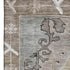 5' X 8' Beige Gray And Charcoal Oriental Washable Area Rug With UV Protection