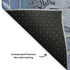 5' X 8' Blue And Gray Oriental Washable Area Rug With UV Protection