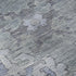5' X 8' Blue And Gray Oriental Washable Area Rug With UV Protection