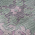 5' X 8' Orange Pink And Green Oriental Washable Area Rug With UV Protection