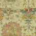 9' X 12' Gold Wheat And Green Oriental Washable Area Rug With UV Protection