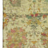 9' X 12' Gold Wheat And Green Oriental Washable Area Rug With UV Protection