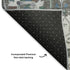 8' X 10' Ivory Blue And Gray Oriental Washable Area Rug With UV Protection