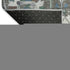 8' X 10' Ivory Blue And Gray Oriental Washable Area Rug With UV Protection
