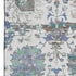 8' X 10' Ivory Blue And Gray Oriental Washable Area Rug With UV Protection