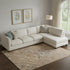 9' X 12' Beige And Brown Striped Washable Area Rug With UV Protection