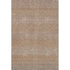 9' X 12' Beige And Brown Striped Washable Area Rug With UV Protection