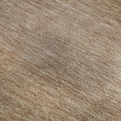 9' X 12' Beige And Brown Striped Washable Area Rug With UV Protection