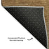 5' X 8' Brown And Khaki Striped Washable Area Rug With UV Protection