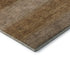 5' X 8' Brown And Khaki Striped Washable Area Rug With UV Protection