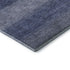 5' X 8' Blue And Sky Blue Striped Washable Area Rug With UV Protection