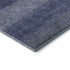 9' X 12' Blue And Sky Blue Striped Washable Area Rug With UV Protection