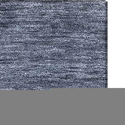 9' X 12' Blue And Sky Blue Striped Washable Area Rug With UV Protection