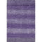 5' X 8' Purple And Lavender Striped Washable Area Rug With UV Protection