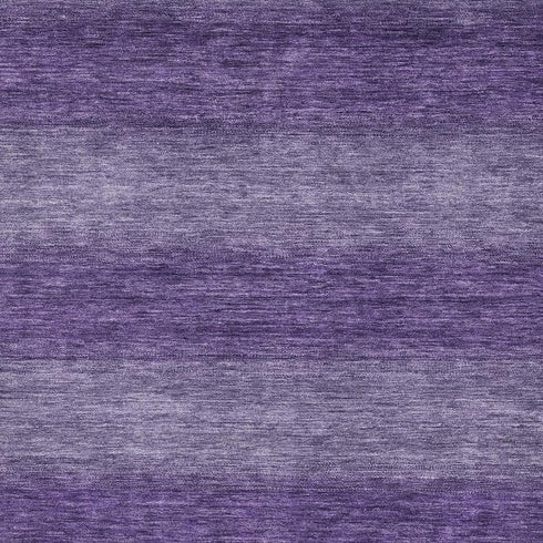 5' X 8' Purple And Lavender Striped Washable Area Rug With UV Protection