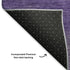 8' X 10' Purple And Lavender Striped Washable Area Rug With UV Protection