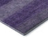 8' X 10' Purple And Lavender Striped Washable Area Rug With UV Protection