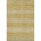 5' X 8' Wheat And Gold Striped Washable Area Rug With UV Protection