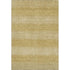 5' X 8' Wheat And Gold Striped Washable Area Rug With UV Protection
