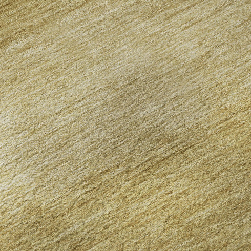 5' X 8' Wheat And Gold Striped Washable Area Rug With UV Protection