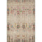5' X 8' Beige Red And Pink Oriental Washable Area Rug With UV Protection