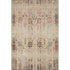 8' X 10' Beige Red And Pink Oriental Washable Area Rug With UV Protection