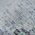 5' X 8' Blue Green And Charcoal Oriental Washable Area Rug With UV Protection