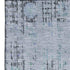 5' X 8' Blue Green And Charcoal Oriental Washable Area Rug With UV Protection