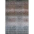 5' X 8' Brown Copper And Gray Striped Washable Area Rug With UV Protection