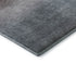 8' Brown Copper And Gray Striped Washable Round Rug With UV Protection