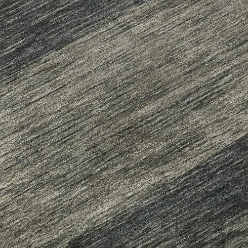 5' X 8' Blue Rust And Gold Striped Washable Area Rug With UV Protection