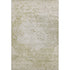 8' X 10' Beige And Ivory Abstract Washable Area Rug With UV Protection