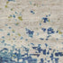 5' X 8' Blue Green And Beige Abstract Washable Area Rug With UV Protection