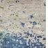 5' X 8' Blue Green And Beige Abstract Washable Area Rug With UV Protection