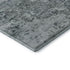 8' X 10' Denim Blue Gray And Sky Blue Abstract Washable Area Rug With UV Protection