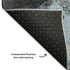 5' X 8' Blue Ivory And Gray Abstract Washable Area Rug With UV Protection