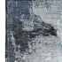 5' X 8' Blue Ivory And Gray Abstract Washable Area Rug With UV Protection