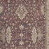 5' X 8' Burgundy And Beige Oriental Washable Area Rug With UV Protection
