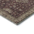8' X 10' Burgundy And Beige Oriental Washable Area Rug With UV Protection