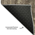 9' X 12' Brown And Beige Oriental Washable Area Rug With UV Protection