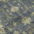 5' X 8' Blue And Olive Green Oriental Washable Area Rug With UV Protection