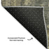 5' X 8' Gray And Beige Oriental Washable Area Rug With UV Protection