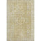 8' X 10' Beige And Gold Oriental Washable Area Rug With UV Protection