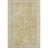 8' X 10' Beige And Gold Oriental Washable Area Rug With UV Protection